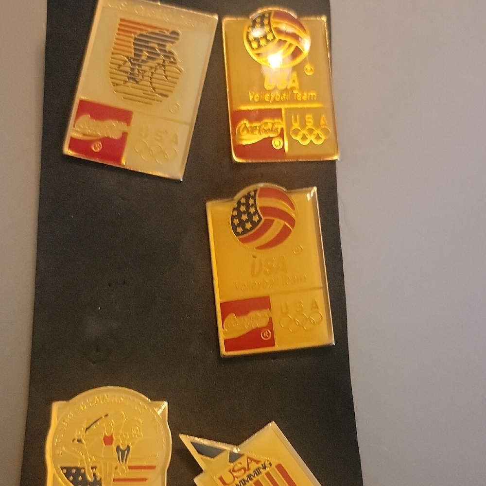 USA Olympic Team Gold Pins